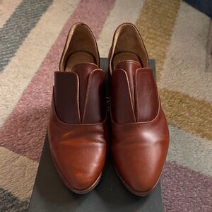 Nisolo Chestnut Leather Loafers